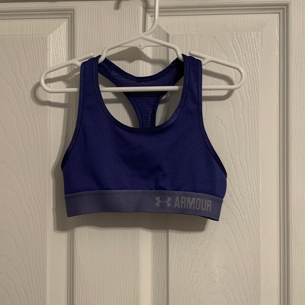 Under armor sports bra kids child medium